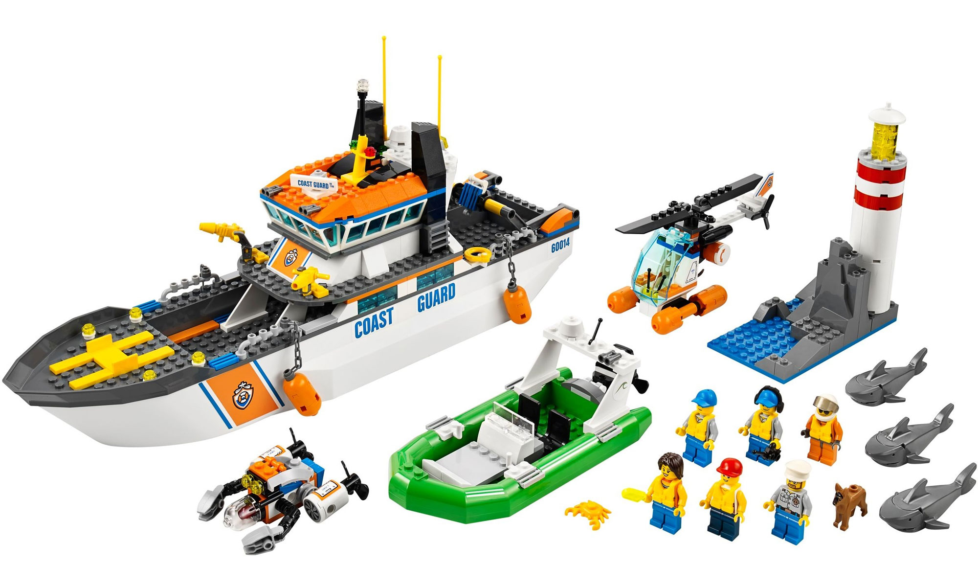 LEGO 60014 - LEGO CITY - Coast Guard Patrol - Περιπολία 