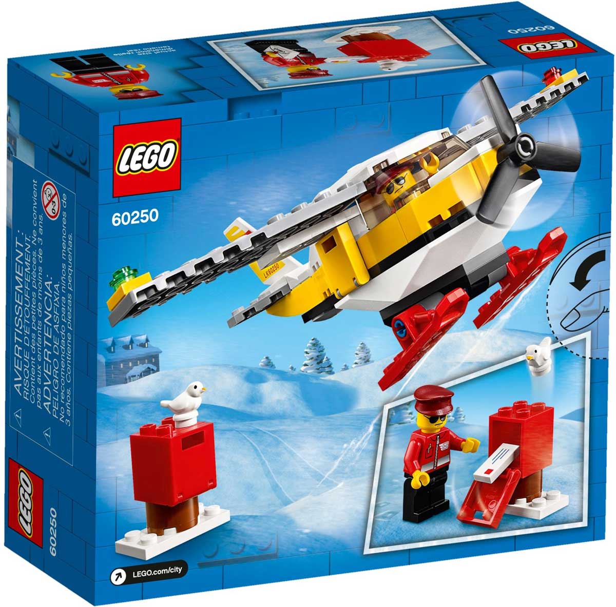 LEGO 60250 - LEGO CITY - Mail Plane - Mail Plane - Toymania Lego Online ...