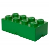 LEGO 299092 - LEGO STORAGE & ACCESSORIES - Lego Storage Brick 8 Dark Green