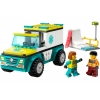 LEGO 60403 - LEGO CITY - Emergency Ambulance and Snowboarder