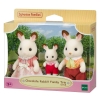 Chocolate Rabbit Family Trio