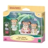 Deer Babies Floral Swing Set