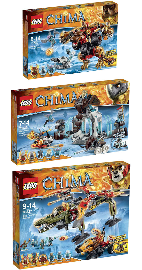 LEGO LEGENDS OF CHIMA NEA ΣΕΤ 2015