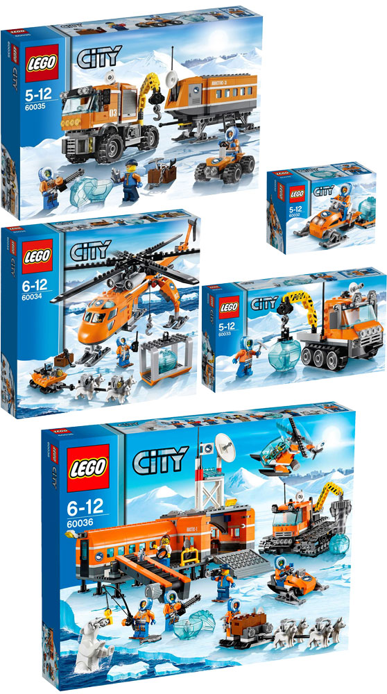 ΝΕΑ ΣΕΤ LEGO CITY ARCTIC 2014