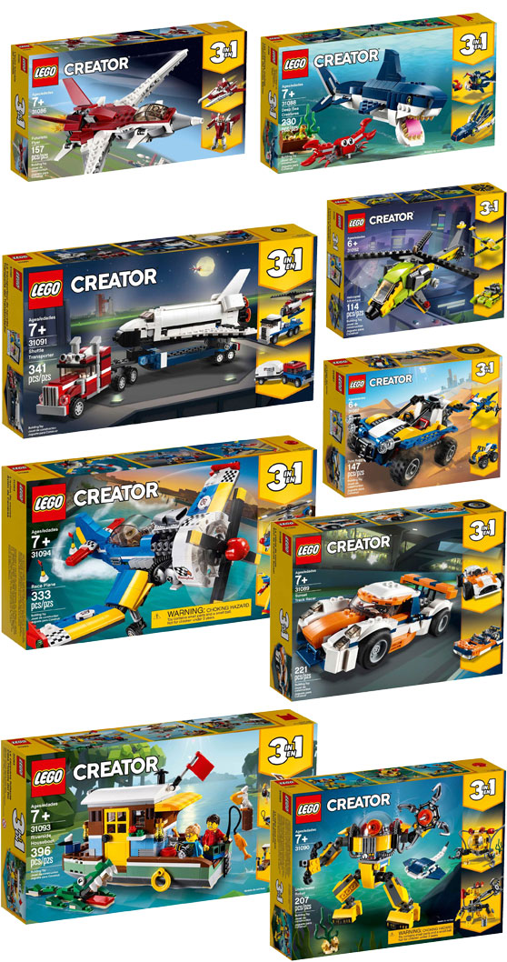 Toymania Online Lego Shop - ΝΕΑ ΣΕΤ LEGO CREATOR 2019