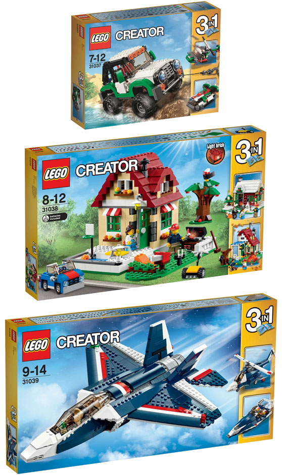 ΝΕΑ ΣΕT LEGO CREATOR 2015