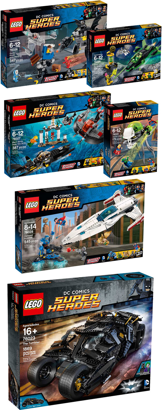LEGO DC COMICS SUPER HEROES NEA ΣΕΤ 2015