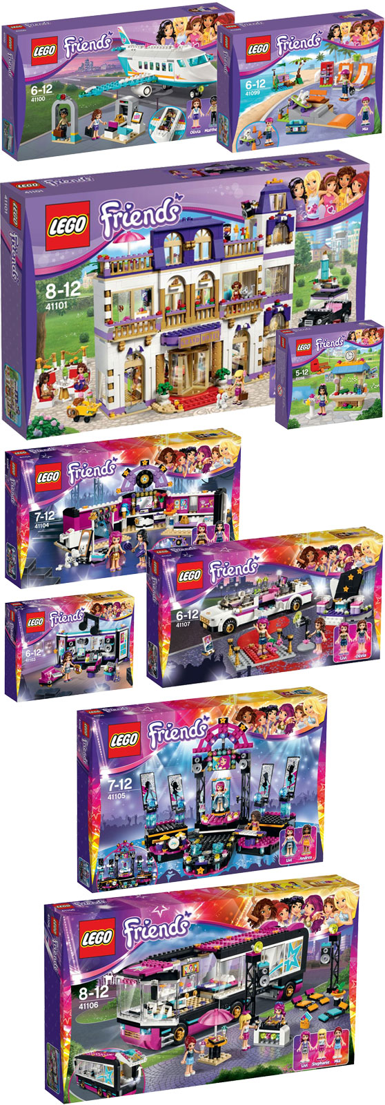 ΝΕΑ ΣΕT LEGO FRIENDS 2015