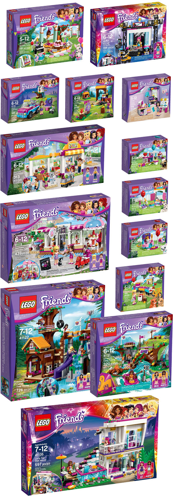 ΝΕΑ ΣΕΤ LEGO FRIENDS 2016