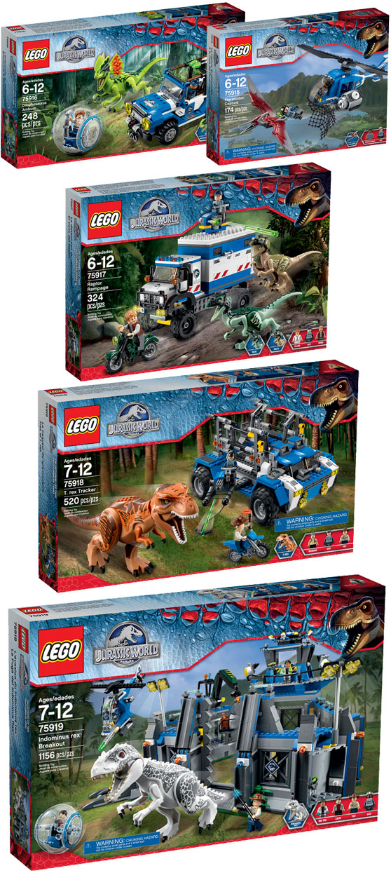 ΝΕΑ ΣΕΙΡΑ LEGO JURASSIC WORLD 2015