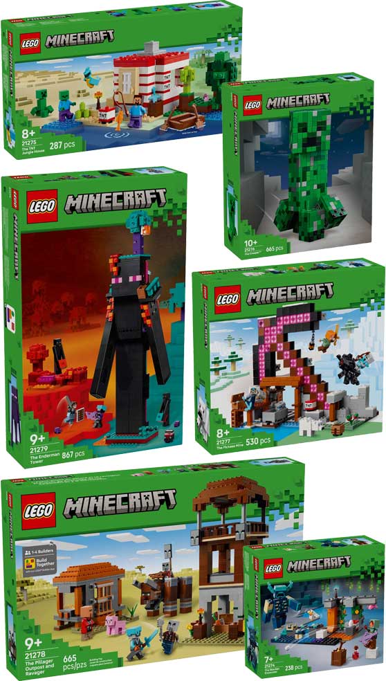Toymania Online Lego Shop - Νέα σετ Lego Minecraft 2025