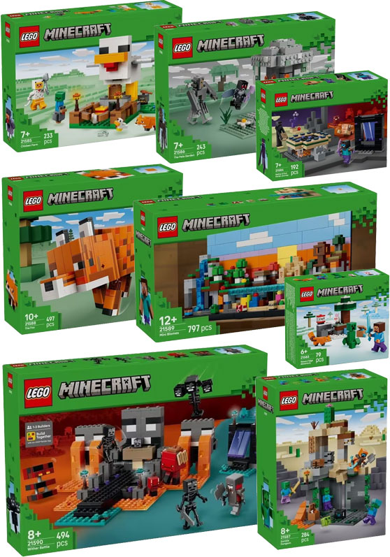 Toymania Online Lego Shop - Νέα σετ Lego Minecraft 2026