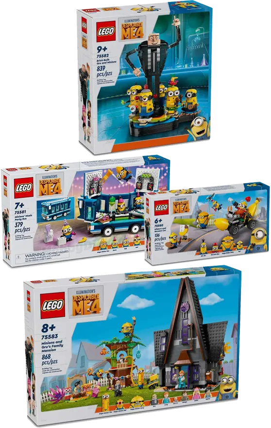 Toymania Online Lego Shop - Νέα σετ Lego Despicable Me 4 2024