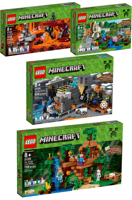 ΝΕΑ ΣΕΤ LEGO MINECRAFT 2016