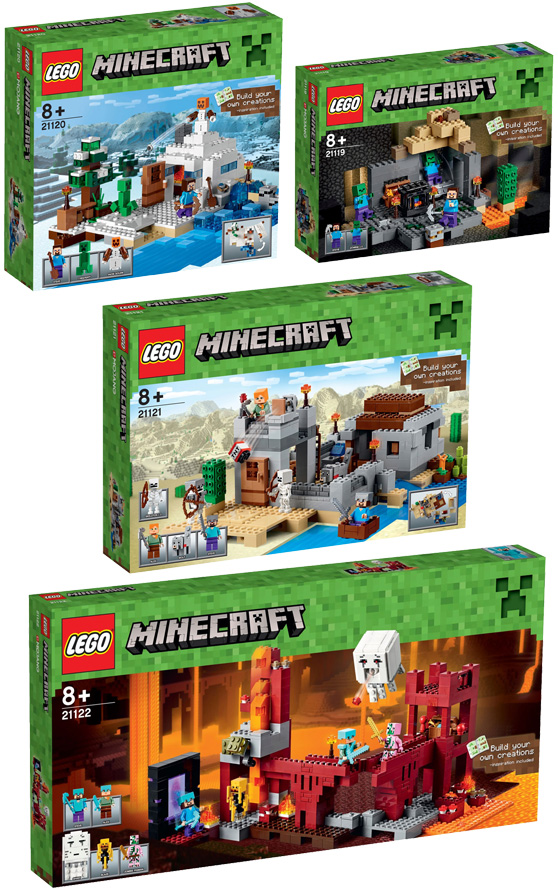 ΝΕΑ ΣΕΤ LEGO MINECRAFT 2015