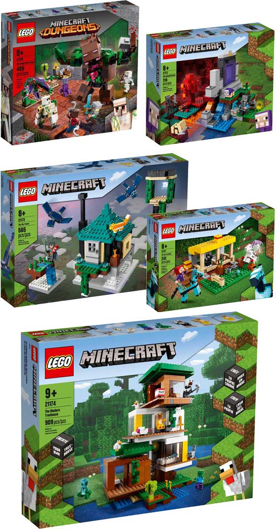 Toymania Online Lego Shop - ΝΕΑ ΣΕΤ LEGO MINECRAFT 2021