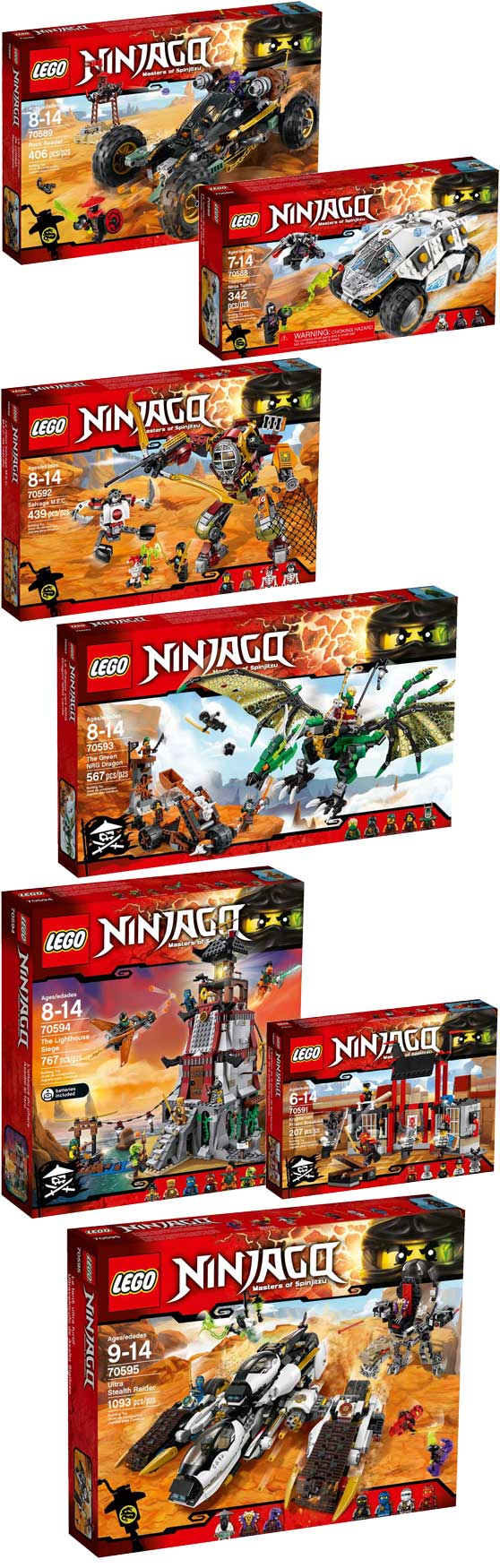 Toymania Lego Online Shop - ΝΕΑ ΣΕΤ LEGO NINJAGO 2016