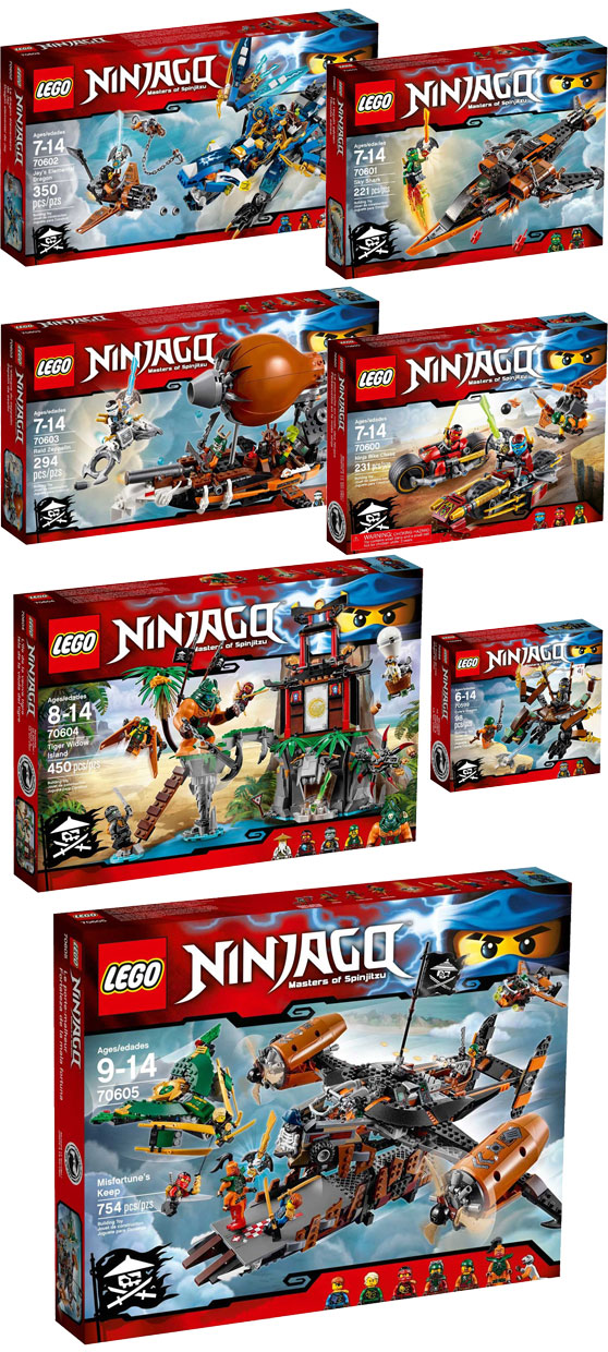 ΝΕΑ ΣΕΤ LEGO NINJAGO 2016