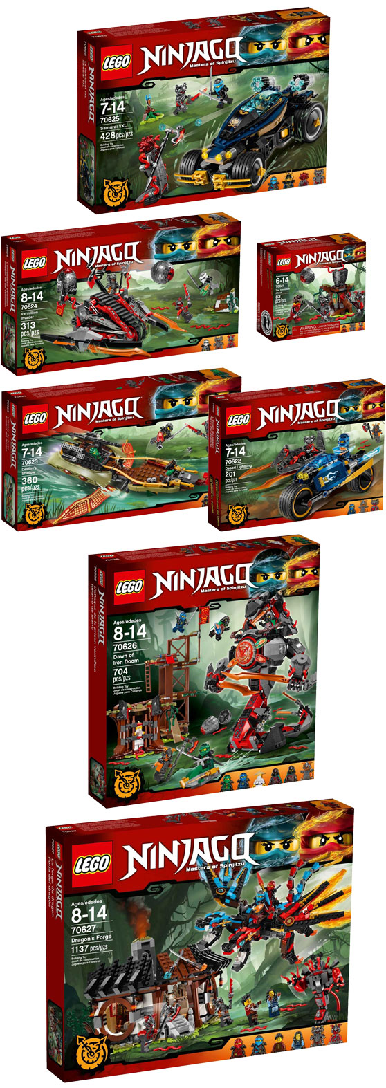 Toymania Online Lego Shop - ΝΕΑ ΣΕΤ LEGO NINJAGO 2017