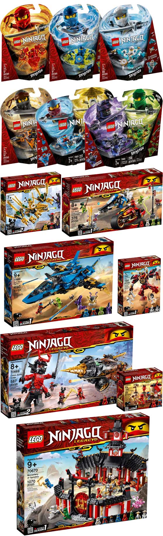 Toymania Online Lego Shop - ΝΕΑ ΣΕΤ LEGO NINJAGO 2019