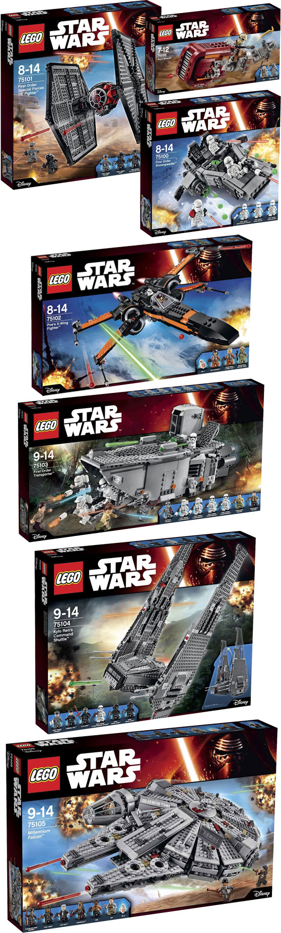 ΝΕΑ ΣΕΤ LEGO STARWARS 2015