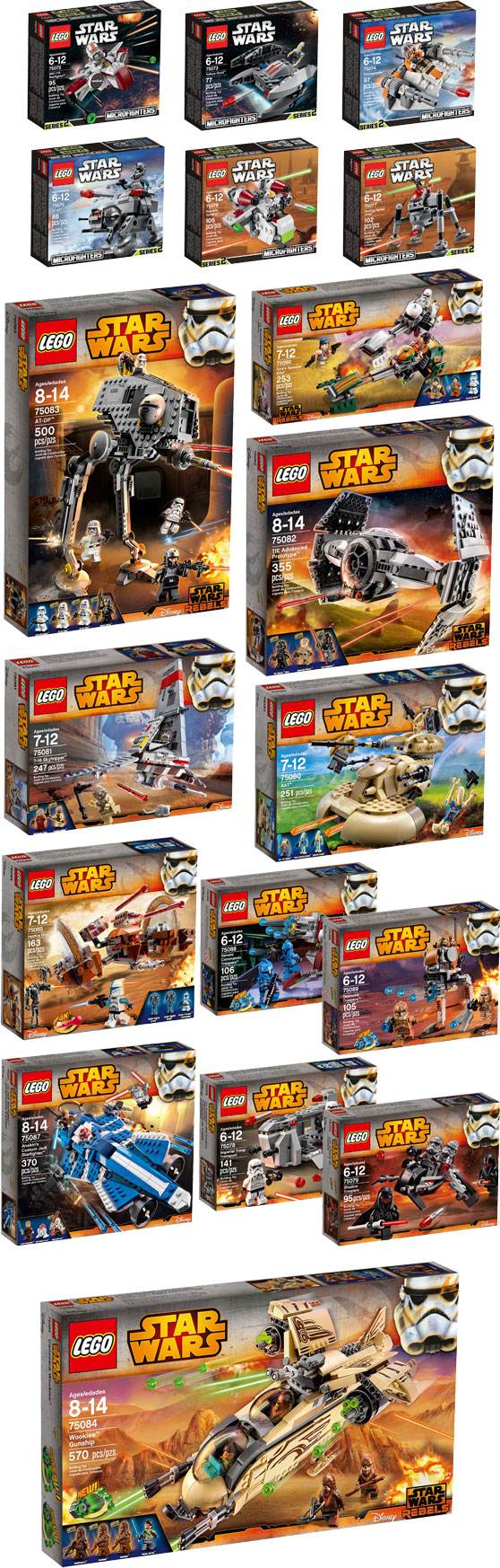 ΝΕΑ ΣΕT LEGO STAR WARS 2015