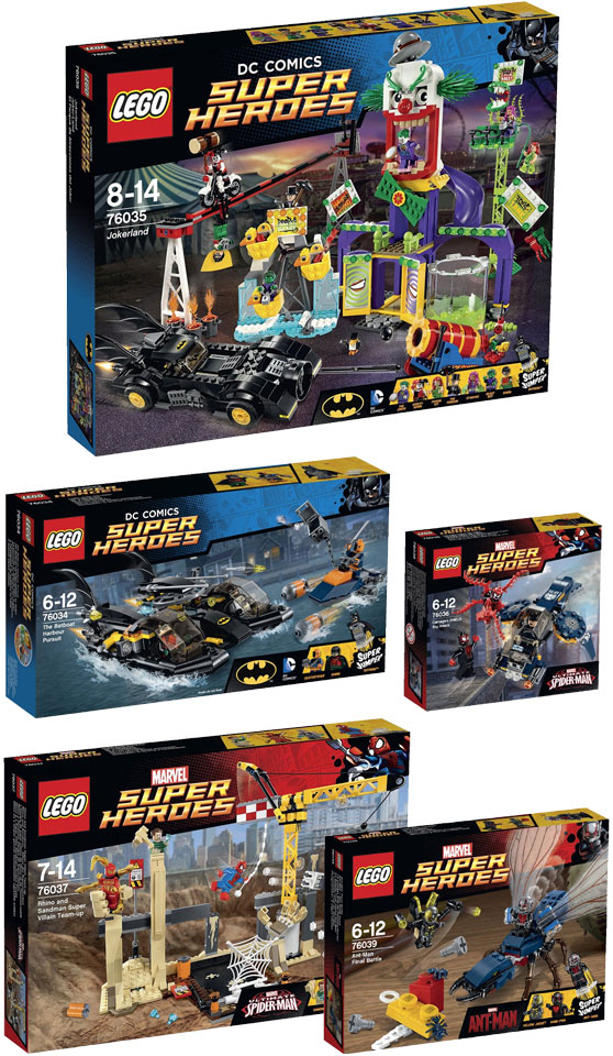 ΝΕΑ ΣΕΤ LEGO SUPER HEROES 2015 2ο ΕΞΑΜΗΝΟ
