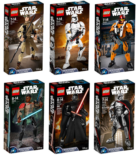 LEGO STARWARS BUILDABLE FIGURES 2016