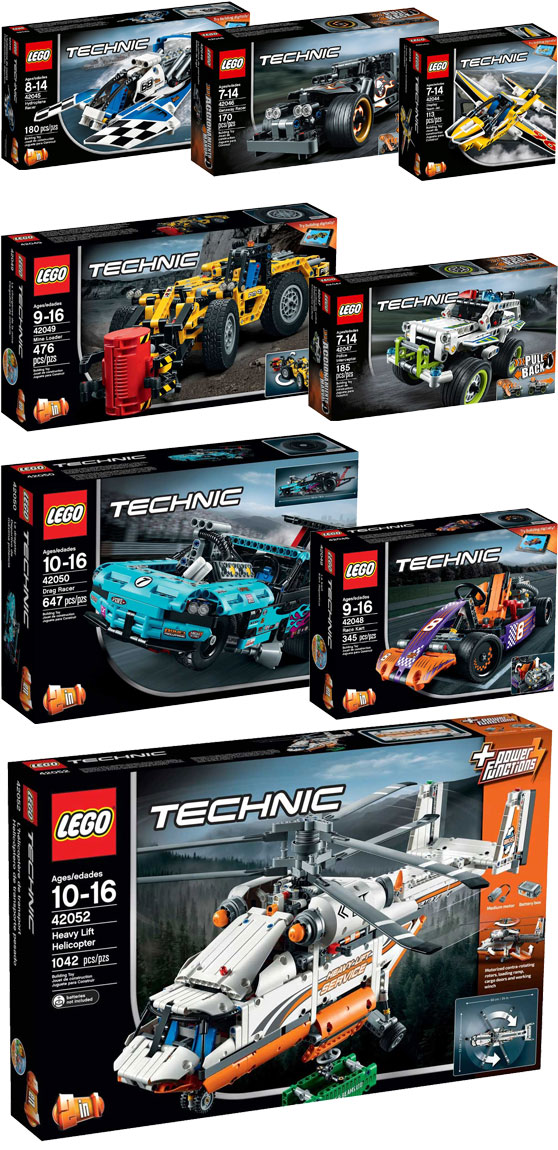 ΝΕΑ ΣΕΤ LEGO TECHNIC 2016