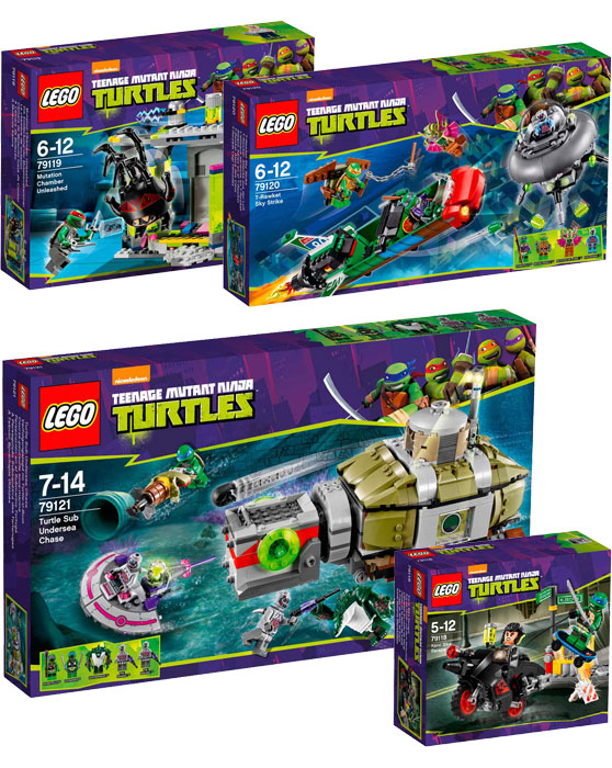 ΝΕΑ ΣΕΤ LEGO TEENAGE MUTANT NINJA TURTLES