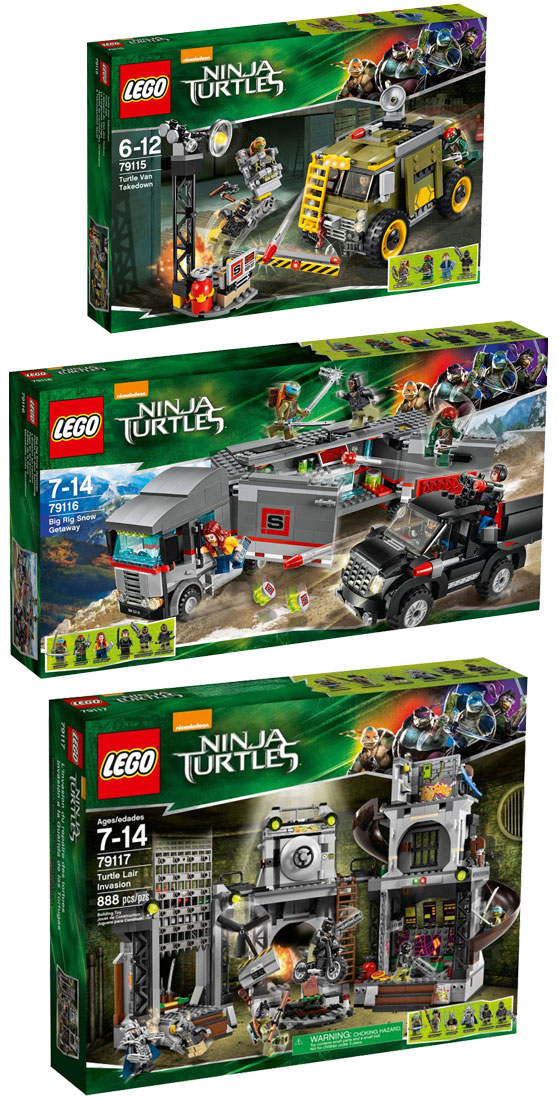 ΝΕΑ ΣΕΤ LEGO TEENAGE MUTANT NINJA TURTLES 2014