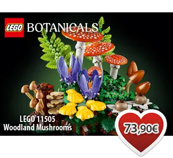 Toymania Online Lego Shop - Θεσσαλονίκη - LEGO 11505  Woodland Mushrooms  Μανιτάρια του Δάσους