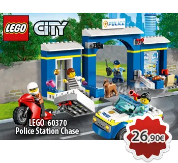 LEGO CITY  60370 Police Station Chase  Καταδίωξη στο Αστυνομικό Τμήμα