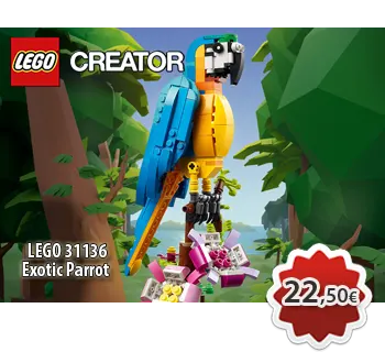 Toymania Online Lego Shop LEGO 31136 Exotic Parrot