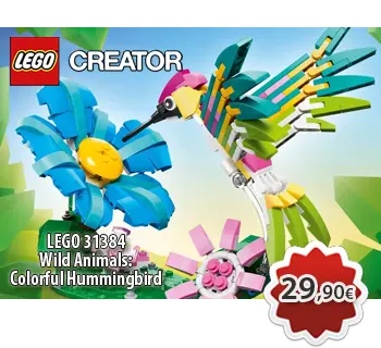 LEGO CREATOR 31384 Wild Animals: Colorful Hummingbird 