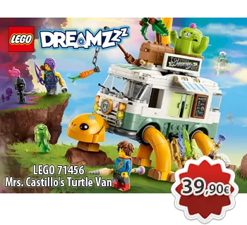 LEGO DREAMZZZ 71456  Mrs. Castillo's Turtle Van Το Βανάκι-Χελώνα της κυρίας Καστίγιο