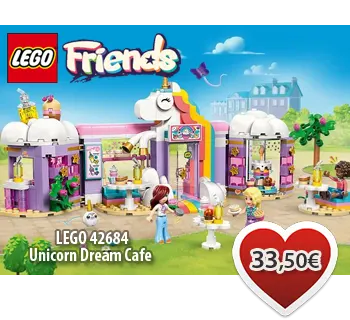 LEGO FRIENDS 42684 Unicorn Dream Cafe - Ονειρεμένο Καφέ Μονόκερος 