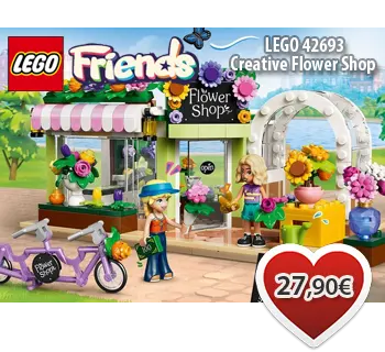 Toymania Online Lego Shop Θεσσαλονικη  LEGO Friends 42693 Creative Flower Shop  Δημιουργικό Ανθοπωλείο 