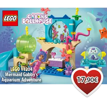 Toymania Online Lego Shop Θεσσαλονικη LEGO GABBY'S DOLLHOUSE  11204 Mermaid Gabby's Aquarium Adventure 
