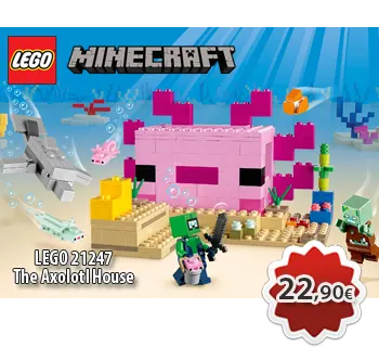LEGO Minecraft 21247 The Axolotl House