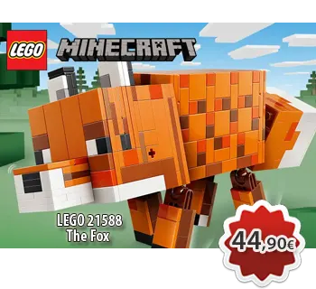 Toymania Online Lego Shop Θεσσαλονικη LEGO Minecraft 21588 The Fox 