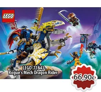 Toymania Online Lego Shop Θεσσαλονικη LEGO Rogue's Mech Dragon Rider Εξωστολή Καβαλάρης Δράκου του Ρογκ 