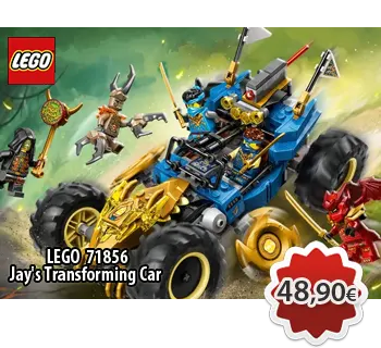 Toymania Online Lego Shop Θεσσαλονικη LEGO NINJAGO 71856 Jay's Transforming Car