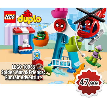 LEGO DUPLO 10963  Spider Man & Friends: Funfair Adventure  Σπάιντερ-Μαν & Φίλοι: Περιπέτεια στο Λούνα Παρκ
