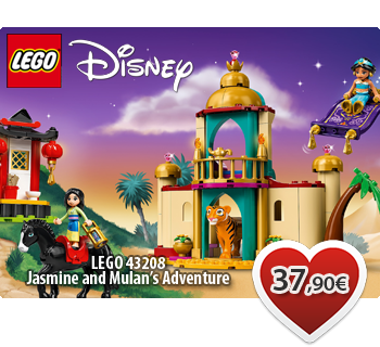 LEGO DISNEY 43208  Jasmine and Mulan’s Adventure  Η Περιπέτεια Της Γιασμίν Και Της Μουλάν