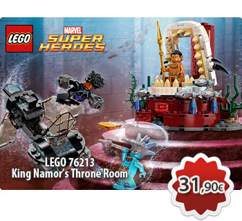 LEGO MARVEL SUPER HEROES 76213  King Namor’s Throne Room  Αίθουσα Θρόνου του Βασιλιά Νέιμορ