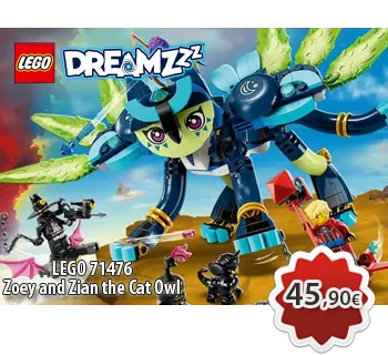 LEGO DREAMZZZ  71476 Zoey and Zian the Cat Owl