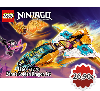 LEGO® NINJAGO 71770  Zane's Golden Dragon Jet  Τζετ Χρυσός Δράκος του Ζέιν
