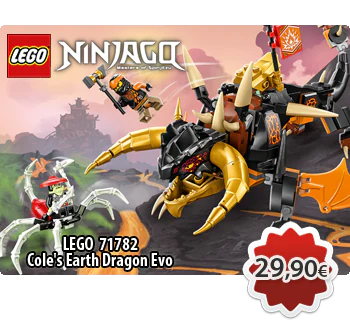 Toymania - LEGO NINJAGO 71782  Cole's Earth Dragon Evo  EVO Δράκος της Γης του Κόουλ