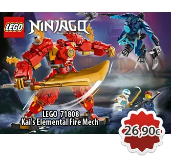 LEGO NINJAGO 71808 Kai's Elemental Fire Mech